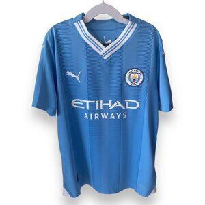 Puma Manchester City 2023/2024 Home Soccer Jersey. Youth M and L.